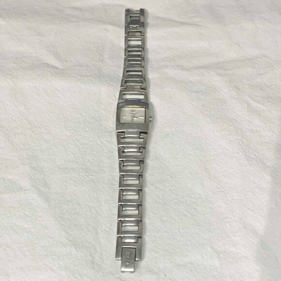 VTG Y2K Fossil Forever F2 ES-9519 Women's Stainless Steel Watch Square Face - Picture 7 of 7